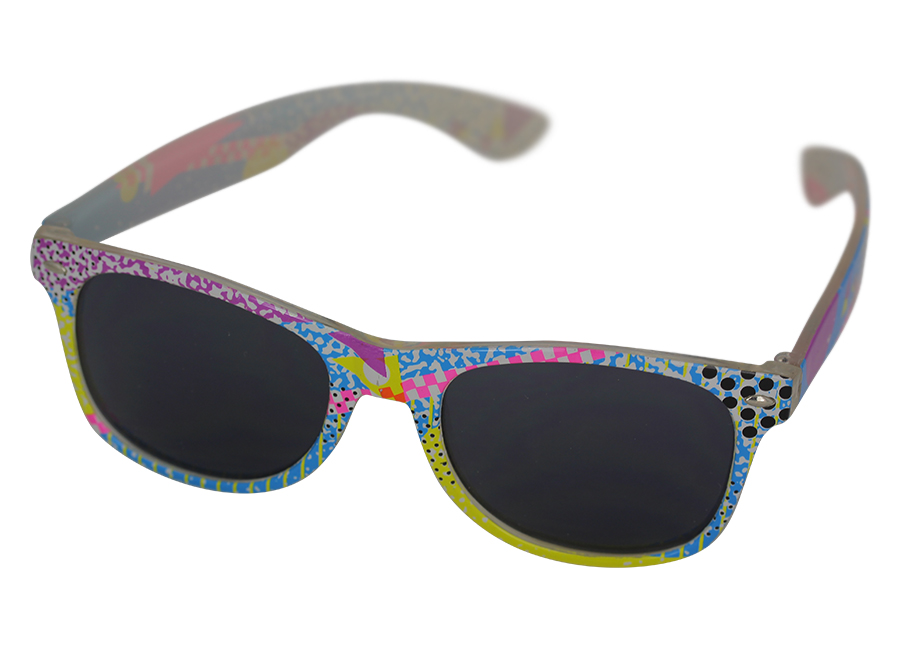 Multifarvet wayfarer solbrille