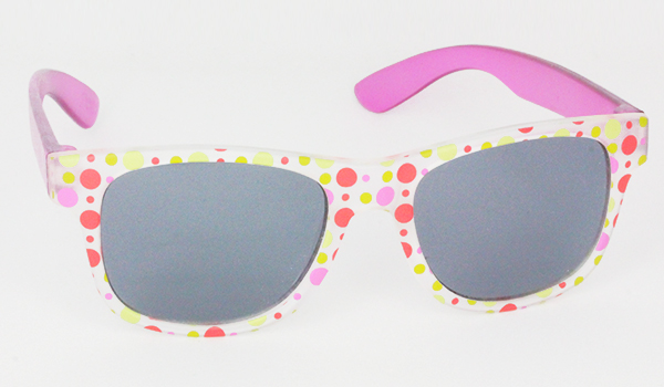 Solbrille til børn med pink stænger