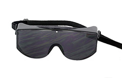 Beskyttelses brille i solbrille med elastik