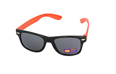 Orange og sort solbrille til børn