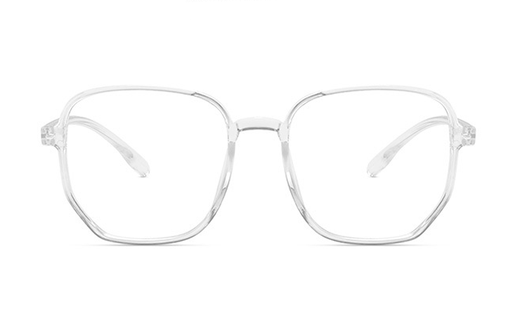 Retro inspireret brille i robust klart design - sunlooper.dk - billede 2