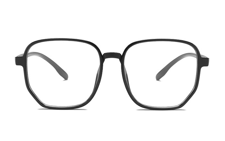 Sort retro inspireret brille i robust design - sunlooper.dk - billede 2