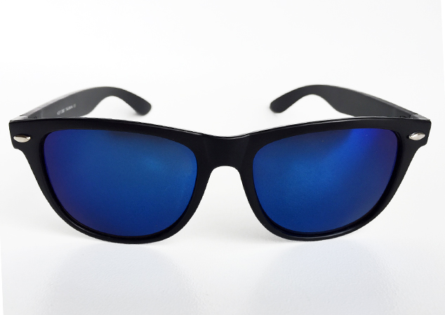 Wayfarer solbrille m/ blåligt multiglas - sunlooper.dk - billede 3