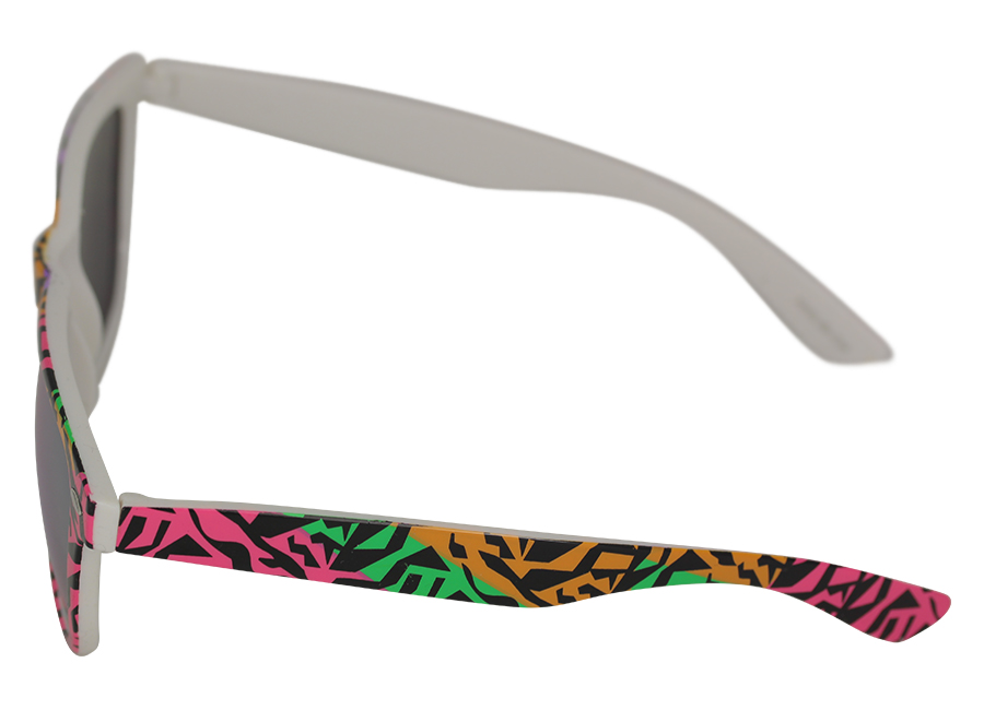 Wayfarer solbrille med farvet dyreprint - sunlooper.dk - billede 2