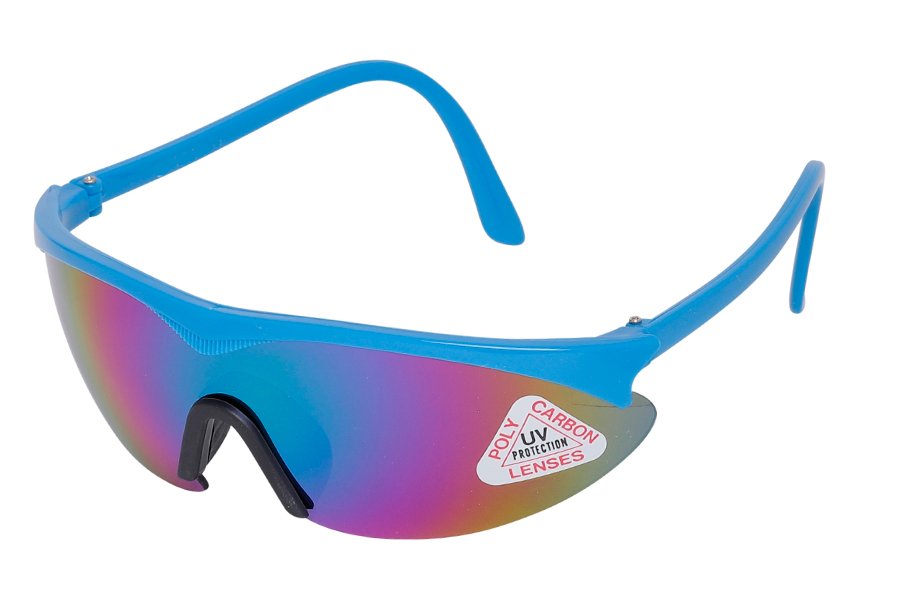 BlÃ¥ cykel / sports brille i retro design