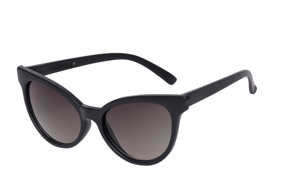 Feminin cat-eye solbrille i let design