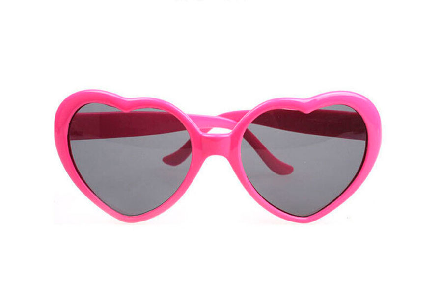 Pink hjerte solbrille