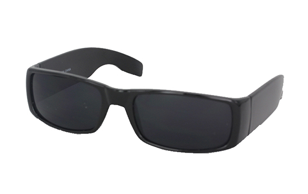 Maskulin sort solbrille