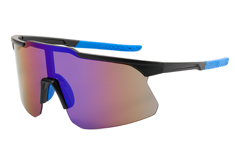 Sportsbrille til Sport, Løb, Cykling eller bare fashion, i stort / oversize design - Design nr. 4459