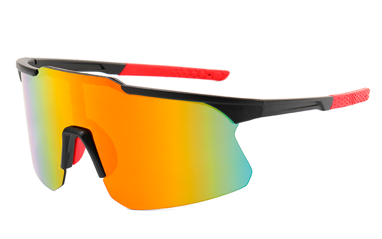 Sportsbrille til Sport, Løb, Cykling eller bare fashion, i stort / oversize design - Design nr. 4460