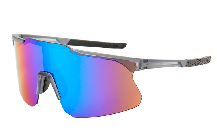 Sportsbrille til Sport, Løb, Cykling eller bare fashion, i stort / oversize design - Design nr. 4461