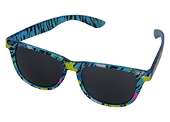 Wayfarer solbrille i gennemsigtig blå - Design nr. 1154