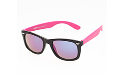 Billig solbrille i sort med pink - Design nr. 273