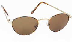 Oval mode solbrille i metalstel - Design nr. 3119