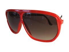 Millionaire solbrille i rød - Design nr. 332