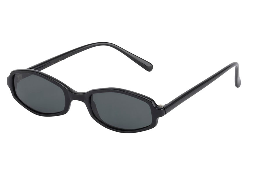 90´er modebrillen, den smalle sorte firkantede - Design nr. s3741