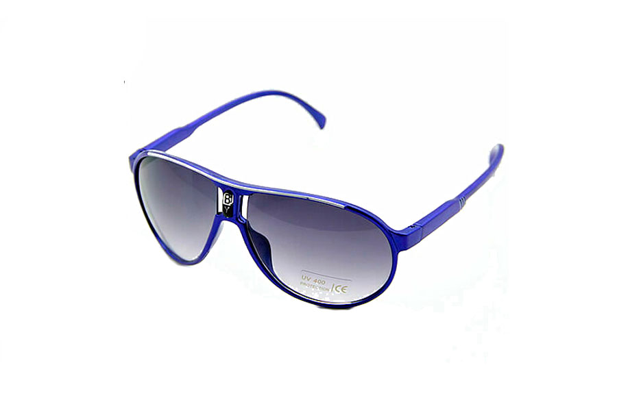 Blå BØRNE solbrille i aviator model - Design nr. s4167