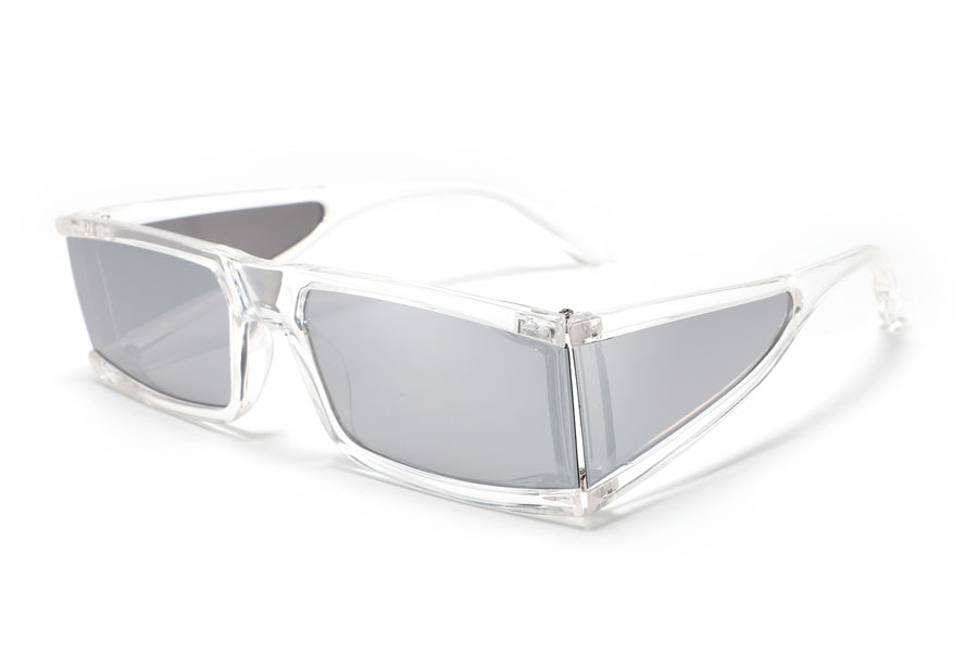 Solbrille med sideglas i aflangt racer design. - Design nr. 4330