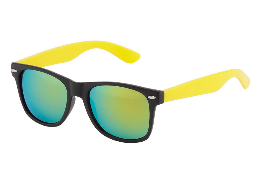 Sort og gul solbrille - Design nr. 568