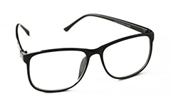 Flot og enkelt brille i sort firkantet design - Design nr. 888